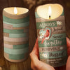 Always Loved Never Forgotten - Memorial Personalized Custom LED Candle - Sympathy Gift, Christmas Gift For Family Members