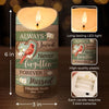 Always Loved Never Forgotten - Memorial Personalized Custom LED Candle - Sympathy Gift, Christmas Gift For Family Members