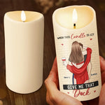 Custom Name Romantic Couple Gifts - Personalized LED Candle