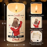 Custom Name Romantic Couple Gifts - Personalized LED Candle