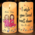 Custom Name Best Friend Gifts - Personalized LED Candle