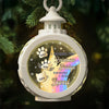 I Wish The Rainbow Bridge Had Visiting Hours - Memorial Personalized Custom Candlelight Lantern Ornament - Christmas Gift, Sympathy Gift For Pet Owners, Pet Lovers