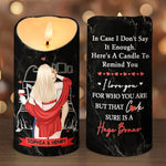 Custom Name Funny Couple Gifts - Personalized LED Candle