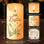 Bestie Friendship Gift - LED Candle
