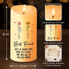 I’m Here For You, No Matter What - Bestie Personalized Custom LED Candle - Christmas Gift For Best Friends, BFF, Sisters