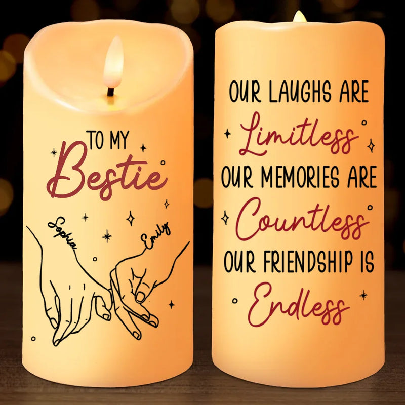Bestie Friendship Gift - LED Candle