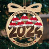 The Love Between Family Is Forever - Family Personalized Custom Ornament - Wood Custom Shaped - Christmas Gift For Family Members