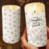 Friendship Is Holding Hands Without Letting Go - Bestie Personalized Custom 3D Inflated Effect Printed LED Candle - Christmas Gift For Best Friends, BFF, Sisters