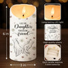 Friendship Is Holding Hands Without Letting Go - Bestie Personalized Custom 3D Inflated Effect Printed LED Candle - Christmas Gift For Best Friends, BFF, Sisters