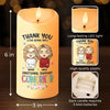 Together, We Achieve More - Bestie Personalized Custom LED Candle - Christmas Gift For Best Friends, BFF, Sisters, Coworkers