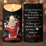 Custom Name Funny Couple Gifts - Personalized LED Candle
