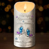 This Light Remains As A Loving Memory - Memorial Personalized Custom LED Candle - Sympathy Gift, Christmas Gift For Family Members