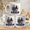 In Your Touch, I Find My Home - Couple Personalized Custom Mug - Gift For Husband Wife, Anniversary