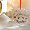 Every House Needs A Nana In It - Family Personalized Custom Circle Glass Ornament - Christmas Gift For Grandma