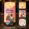 The Bond Between Us Will Always Be Strong - Bestie Personalized Custom LED Candle - Christmas Gift For Best Friends, BFF, Sisters