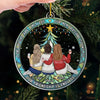 Our Friendship Is Endless - Bestie Personalized Custom Ornament - Acrylic Custom Shaped - Christmas Gift For Best Friends, BFF, Sisters
