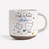 Even Miles Apart, We're Always Close At Heart - Bestie Personalized Custom Printed Pottery Mug - Gift For Best Friends, BFF, Sisters