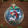 Custom Photo The Love We Share Is The Best Present Of All - Couple Personalized Custom Ornament - Acrylic Custom Shaped - Christmas Gift For Husband Wife, Anniversary