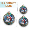 Custom Photo The Love We Share Is The Best Present Of All - Couple Personalized Custom Ornament - Acrylic Custom Shaped - Christmas Gift For Husband Wife, Anniversary