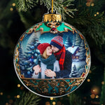Custom Photo Christmas Gifts for Couples - Personalized Ornament