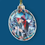 Custom Photo Christmas Gifts for Couples - Personalized Ornament