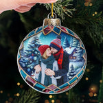 Custom Photo Christmas Gifts for Couples - Personalized Ornament