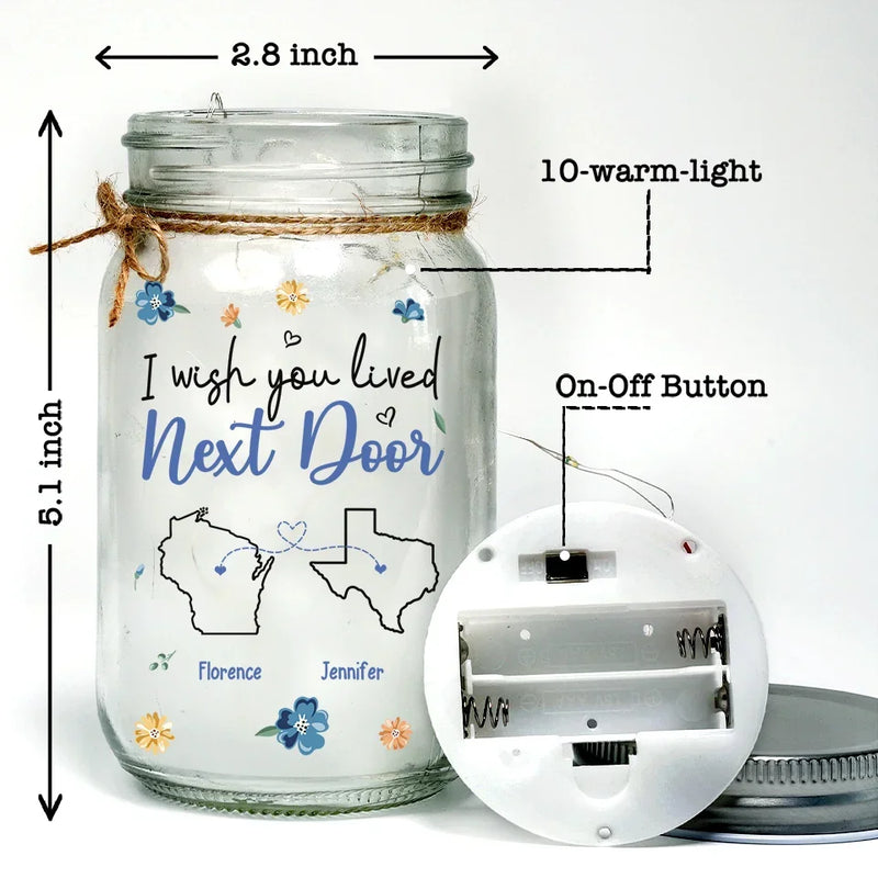 Your Friendship Fills My Heart - Bestie Personalized Custom Mason Jar Light - Christmas Gift For Best Friends, BFF, Sisters
