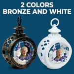 Custom Photo Memorial Gifts for Grandma - Personalized Candlelight Lantern Ornament