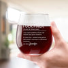 An Expert Problem Solver - Coworker Personalized Custom Wine Glass - Christmas Gift For Coworkers, Work Friends, Colleagues