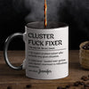 A Problem Solver Who Can Handle Any Given Situation - Coworker Personalized Custom Accent Mug - Christmas Gift For Coworkers, Work Friends, Colleagues