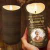 Custom Photo Deeply Loved, Eternally Missed - Memorial Personalized Custom LED Candle - Sympathy Gift, Christmas Gift For Family Members