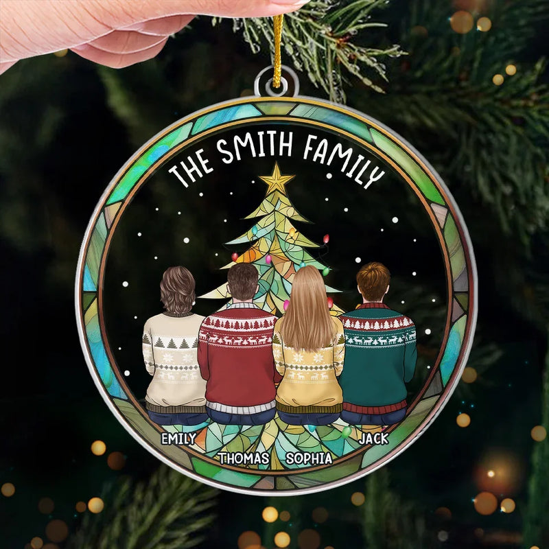 In Family, We Trust - Family Personalized Custom Ornament - Acrylic Custom Shaped - Christmas Gift For Family Members