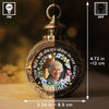 Custom Photo Always In Our Thoughts, Forever In Our Hearts - Memorial Personalized Custom Candlelight Lantern Ornament - Sympathy Gift, Christmas Gift For Family Members