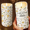 A Real Friendship Should Not Weaken Because Of Space Separation - Bestie Personalized Custom 3D Inflated Effect Printed LED Candle -  Christmas Gift For Best Friends, BFF, Sisters