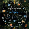 Even Though We're Apart, We Still Look For Each Other  - Bestie Personalized Custom Ornament - Acrylic Custom Shaped - Christmas Gift For Best Friends, BFF, Sisters