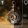 Custom Photo Your Memory Warms Our Hearts - Memorial Personalized Custom Candlelight Lantern Ornament - Sympathy Gift, Christmas Gift For Family Members