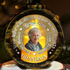 Custom Photo Your Memory Warms Our Hearts - Memorial Personalized Custom Candlelight Lantern Ornament - Sympathy Gift, Christmas Gift For Family Members