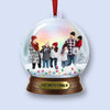 Custom Photo At Christmas, All Roads Lead Home - Family Personalized Custom Hologram Ornament - Christmas Gift For Family Members