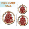 Time Together As A Family Is A Gift - Family Personalized Custom Ornament - Wood Custom Shaped - Christmas Gift For Family Members