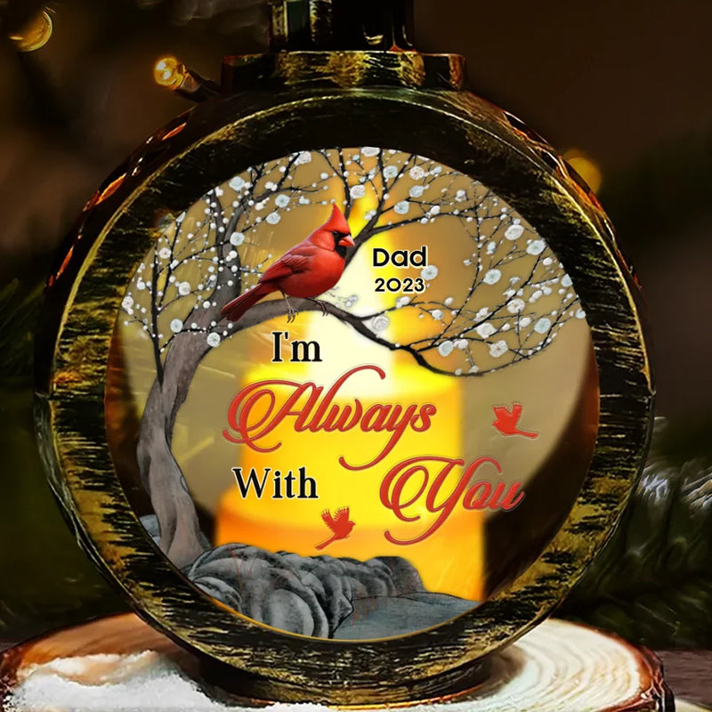 Your Life Was A Blessing To Us All - Memorial Personalized Custom Candlelight Lantern Ornament - Sympathy Gift, Christmas Gift For Family Members