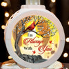 Your Life Was A Blessing To Us All - Memorial Personalized Custom Candlelight Lantern Ornament - Sympathy Gift, Christmas Gift For Family Members