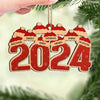 Family Makes Christmas Truly Special - Family Personalized Custom Ornament - Wood Custom Shaped - Christmas Gift For Family Members