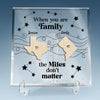 Together We Write The Best Stories Of Our Lives - Family Personalized Custom Square Shaped Acrylic Plaque - Gift For Family Members