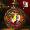Custom Photo Always By Your Side - Memorial Personalized Custom Candlelight Lantern Ornament - Sympathy Gift, Christmas Gift For Family Members