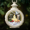God Gave Me You - Couple Personalized Custom Candlelight Lantern Ornament - Christmas Gift For Husband Wife, Anniversary