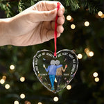 Custom Name Best Friend Gifts - Personalized Glass Ornament