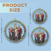 Custom Photo We Are Here Together  - Family Personalized Custom Ornament - Acrylic Custom Shaped - Christmas Gift For Family Members