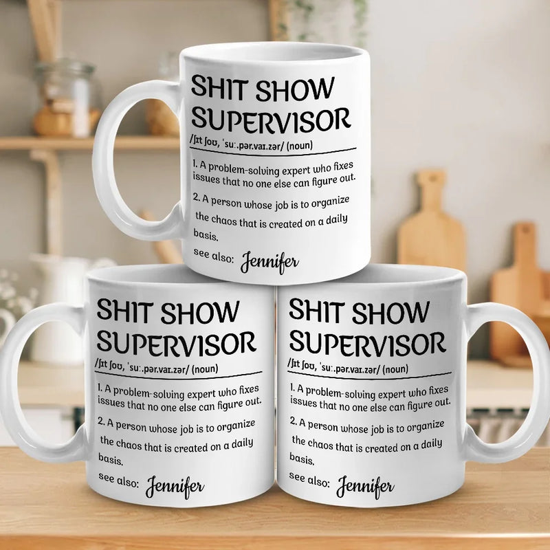 Custom Name Funny Work Gifts for Women - Personalized Mugs
