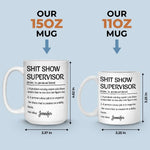 Custom Name Funny Work Gifts for Women - Personalized Mugs
