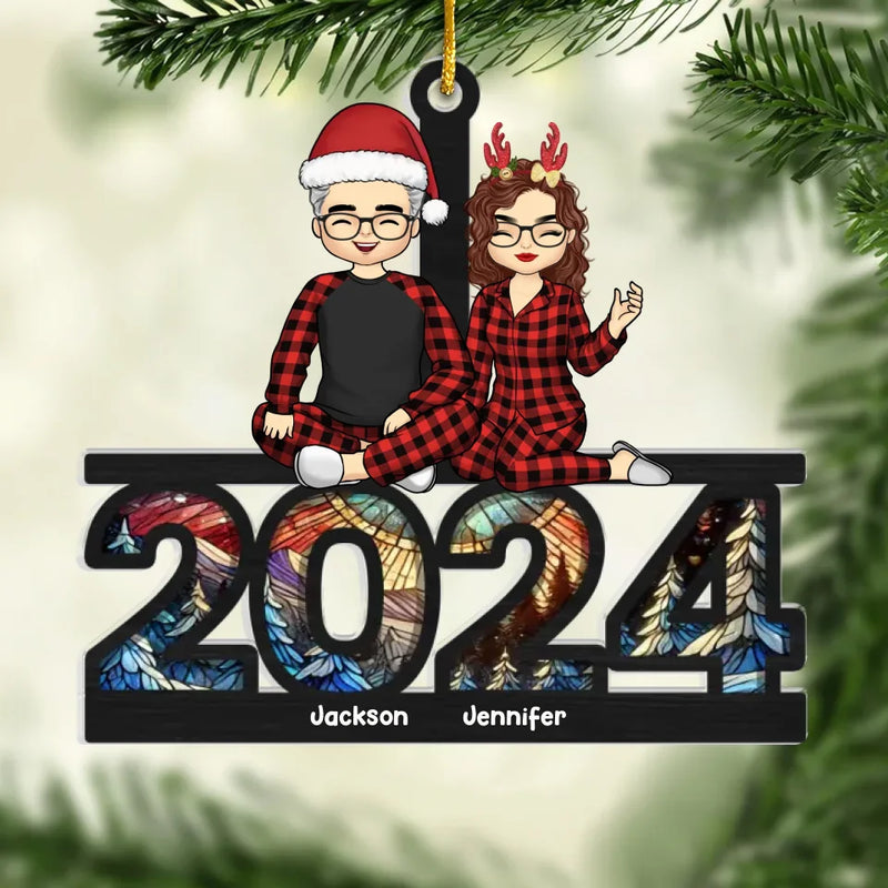 Custom Family Name Christmas Gifts - Personalized Ornament